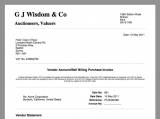 Vendor Statement