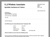 Appraisal Letter