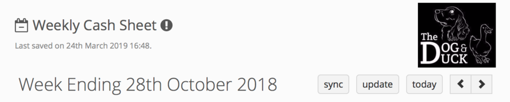 Raven - Cash Sheet Synchronisation Icon