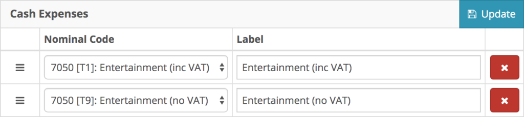Cash Sheet Configuration