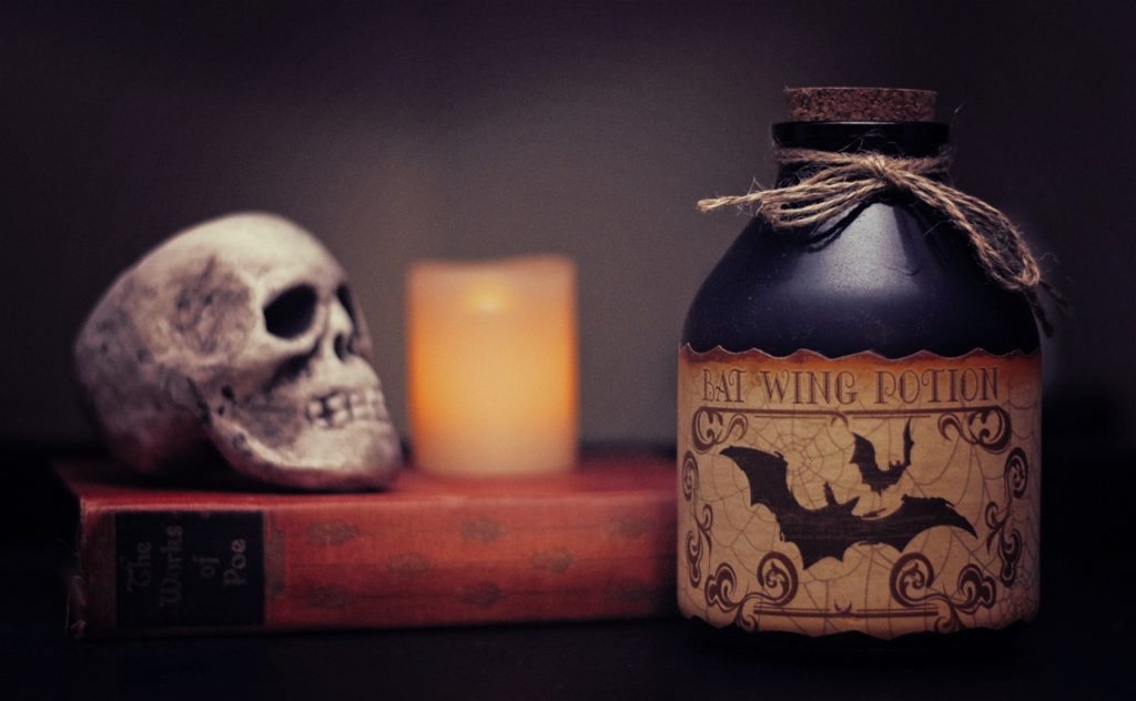 Halloween Bat Wing Potion