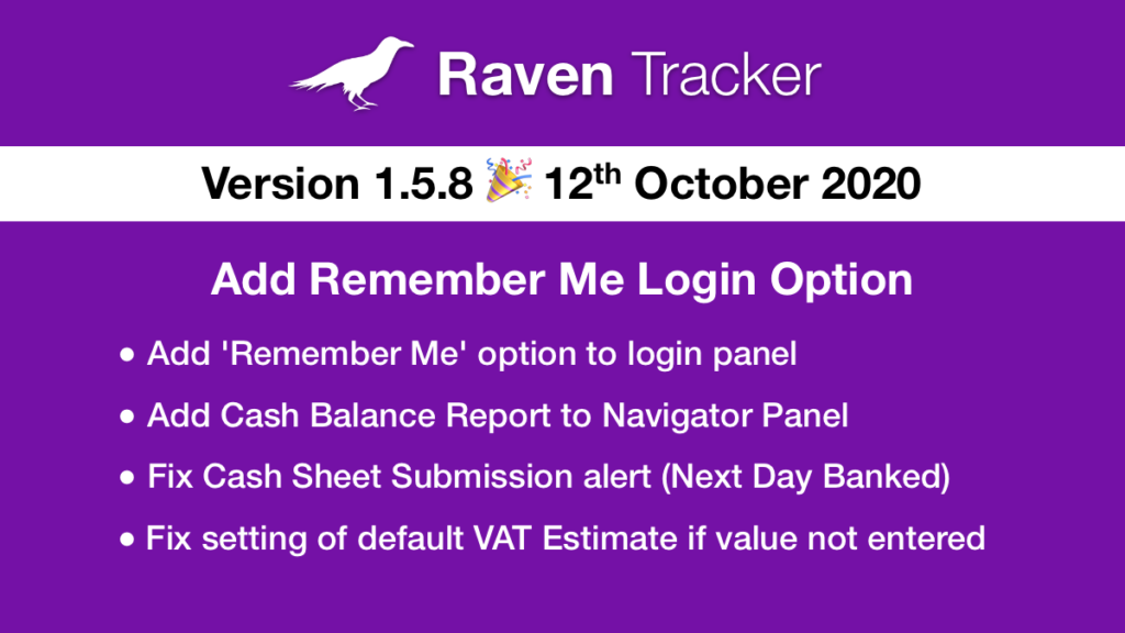 Raven Tracker 1.5.8
