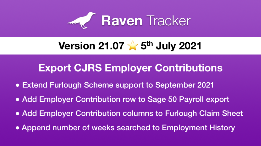 Raven Tracker 21.07