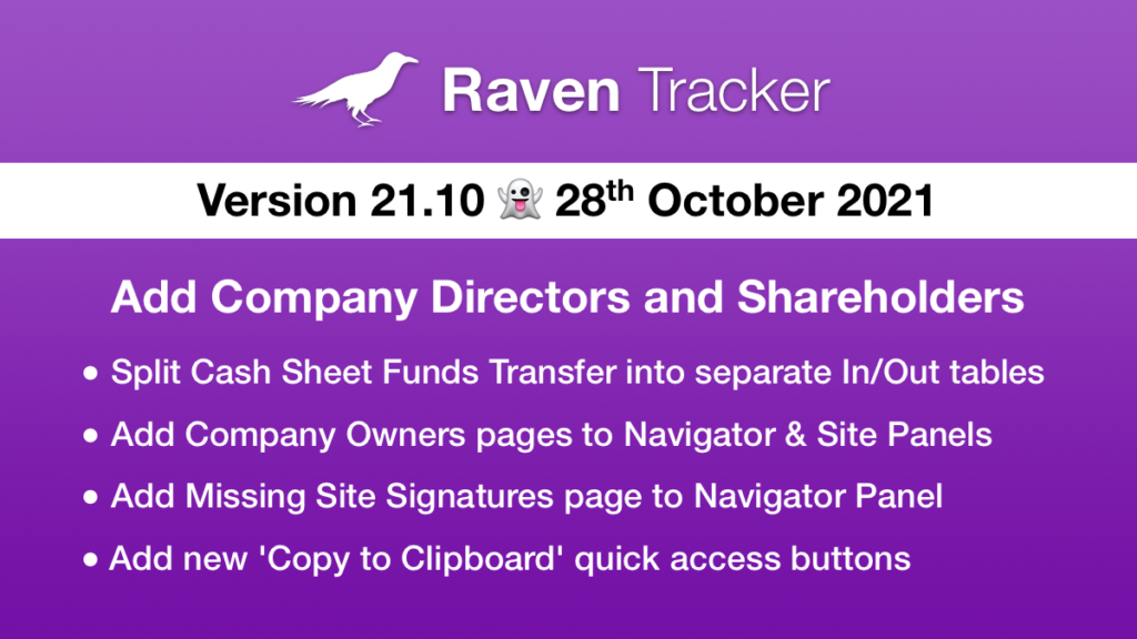 Raven Tracker 21.10