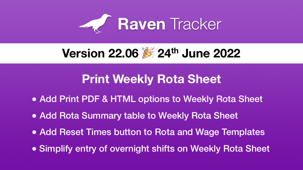 Raven Tracker 22.06